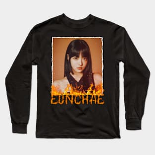 Eunchae Le Sserafim Flame Long Sleeve T-Shirt